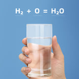 Electrolytic hydrogen-rich water cup for alcohol relief