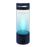 Electrolytic hydrogen-rich water cup for alcohol relief